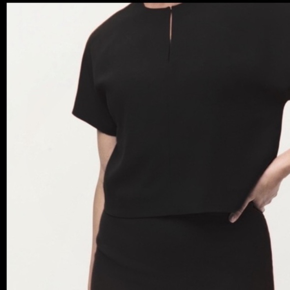 Jcrew Cropped cap-sleeve top  and Pencil skirt in 365 crepe size 10, 12, NWT